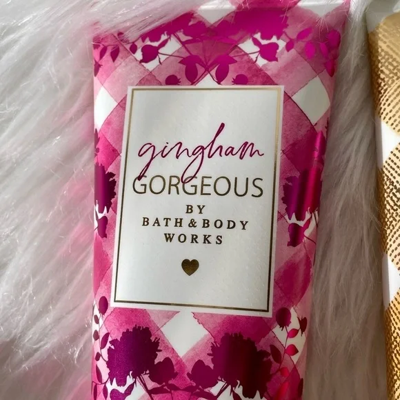 Bath & Body Works Gingham Body Cream Bundle Set of 3 New - Picture 3 of 9